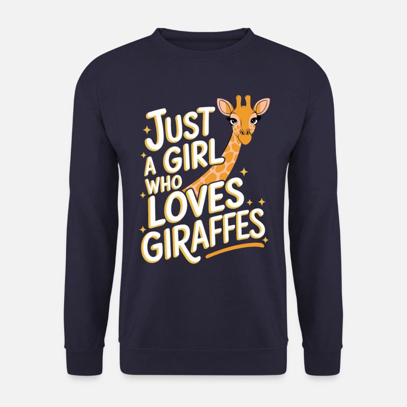Giraffe Tier Afrika Giraffen - Unisex Pullover - Navy