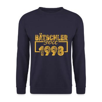Bätscheler 1998 - Unisex Pullover - Navy - Vorne - Alina (178cm) & Michal (187cm)