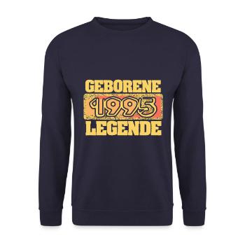 Legende 1995 - Unisex Pullover - Navy - Vorne - Alina (178cm) & Michal (187cm)
