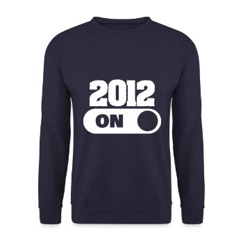 2012 - Unisex Sweatshirt - navy - Front - Alina (178cm) & Michal (187cm)