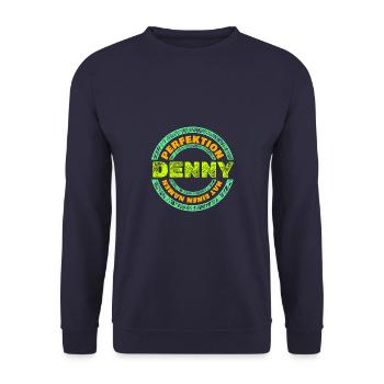 Perfektion Perfekt Denny - Unisex Pullover - Navy - Vorne - Alina (178cm) & Michal (187cm)
