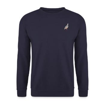 rock partridge - Unisex Sweatshirt - navy - Front - Alina (178cm) & Michal (187cm)