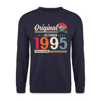30e anniversaire Légende Octobre 1995 Volume 95 - Sweat-shirt Unisexe - marine - Devant - Alina (178cm) & Michal (187cm)