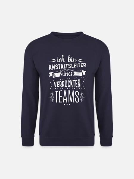 Anstaltsleitung Anstalt Anstaltsleiter Chef Chefin - Unisex Pullover - Navy