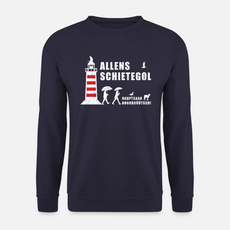 Allens Schietegol | Plattdeutsch | Norddeutsch - Unisex Pullover - Navy
