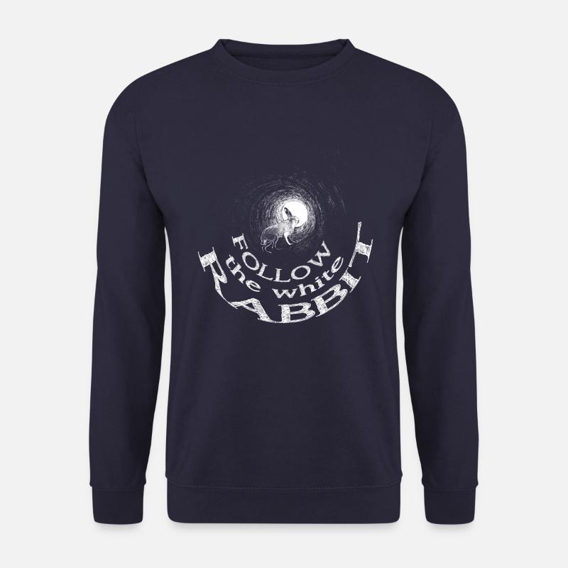 follow the white rabbit - Unisex Sweatshirt - navy
