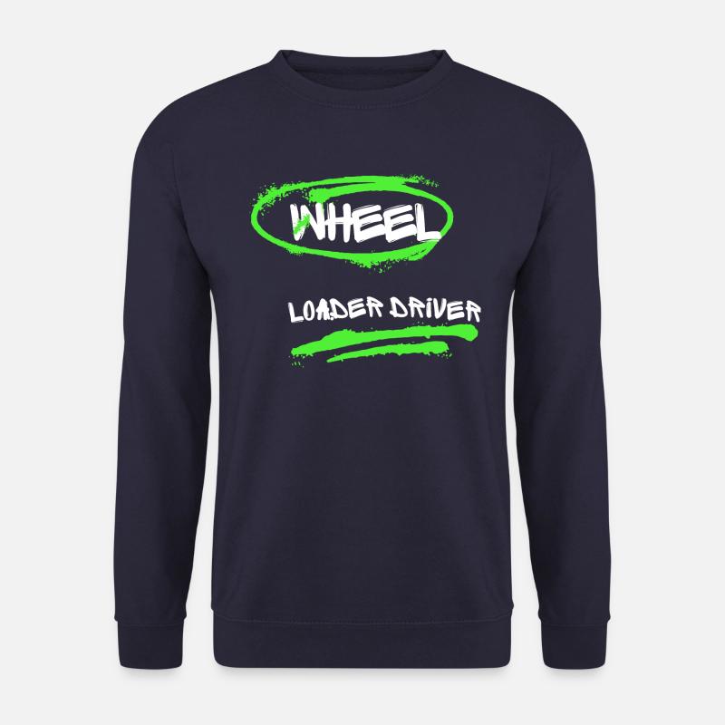 Wheel Loader Driver Graffiti - Unisex Sweatshirt - navy