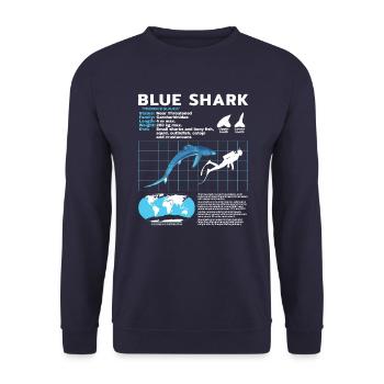 Fiche technique Blue Shark Fiche technique Fiche technique - Sweat-shirt Unisexe - marine - Devant - Alina (178cm) & Michal (187cm)