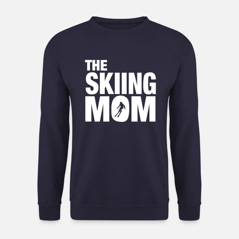 The Skiing Mom - Unisex Pullover - Navy