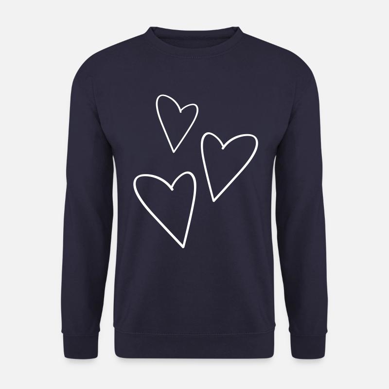 herzen symbol love - Unisex Pullover - Navy