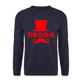Groom - Unisex Pullover - Navy - Vorne - Alina (178cm) & Michal (187cm)