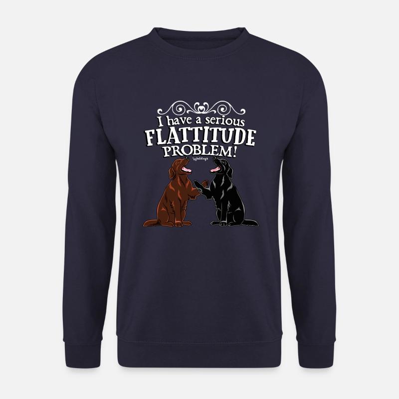 Flattie Flattitude - Unisex Pullover - Navy