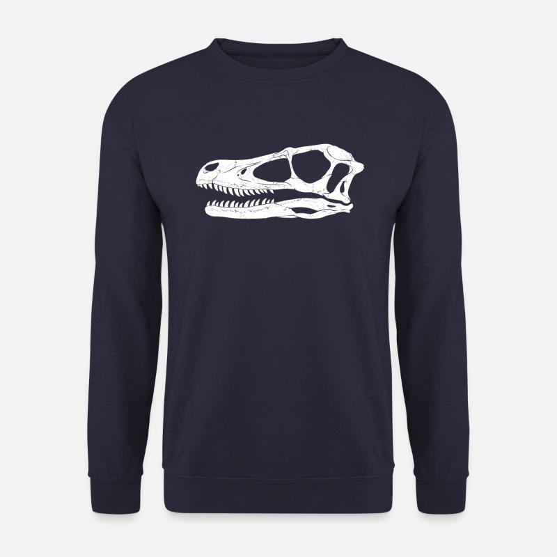 Velociraptor Fossil - Unisex Pullover - Navy