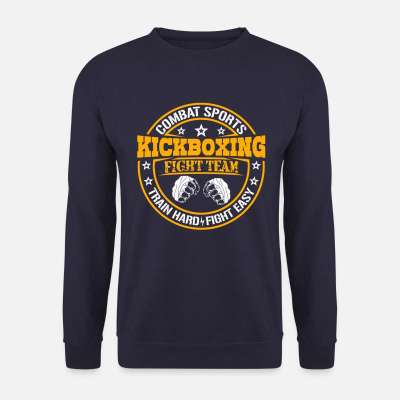 Kickboxen Kickboxer Kickboxing Fight Team - Unisex Pullover - Navy
