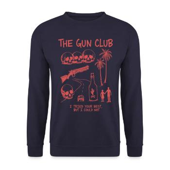 The Gun Club - Unisex Pullover - Navy - Vorne - Alina (178cm) & Michal (187cm)