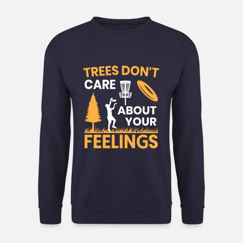 Funny Disc Golf Player Quote Disc Golfing - Unisex Pullover - Navy