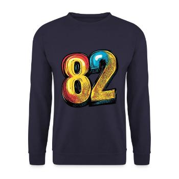 Bande dessinée 82 numéros - Sweat-shirt Unisexe - marine - Devant - Alina (178cm) & Michal (187cm)