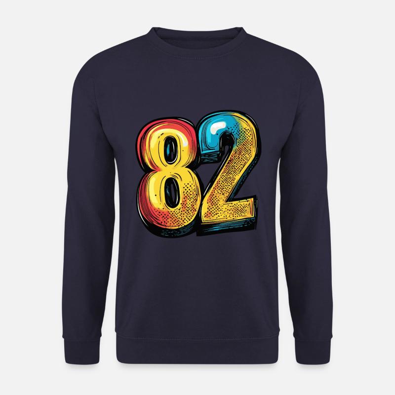 82 Number Comic - Unisex Sweatshirt - navy