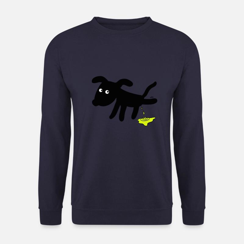 Dog pees dogs - Unisex Sweatshirt - navy