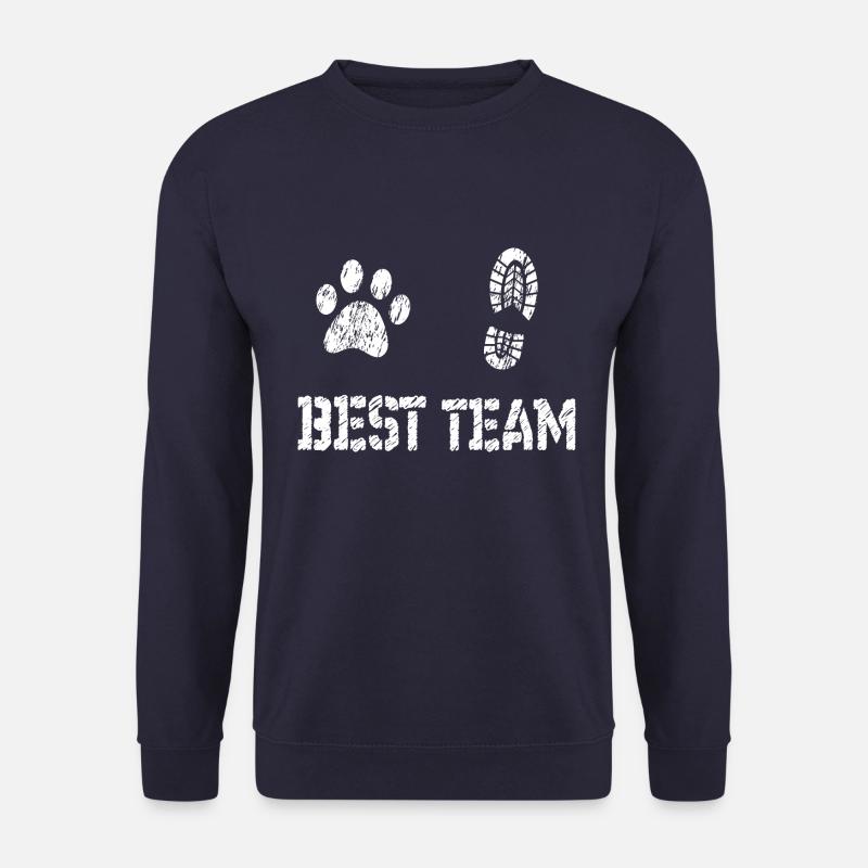 Hund Dog best Team - Unisex Pullover - Navy
