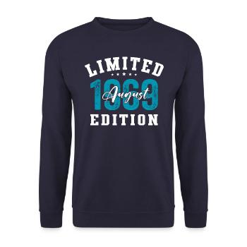 55th Birthday Original August 1969 Year 1969 - Unisex Sweatshirt - navy - Front - Alina (178cm) & Michal (187cm)