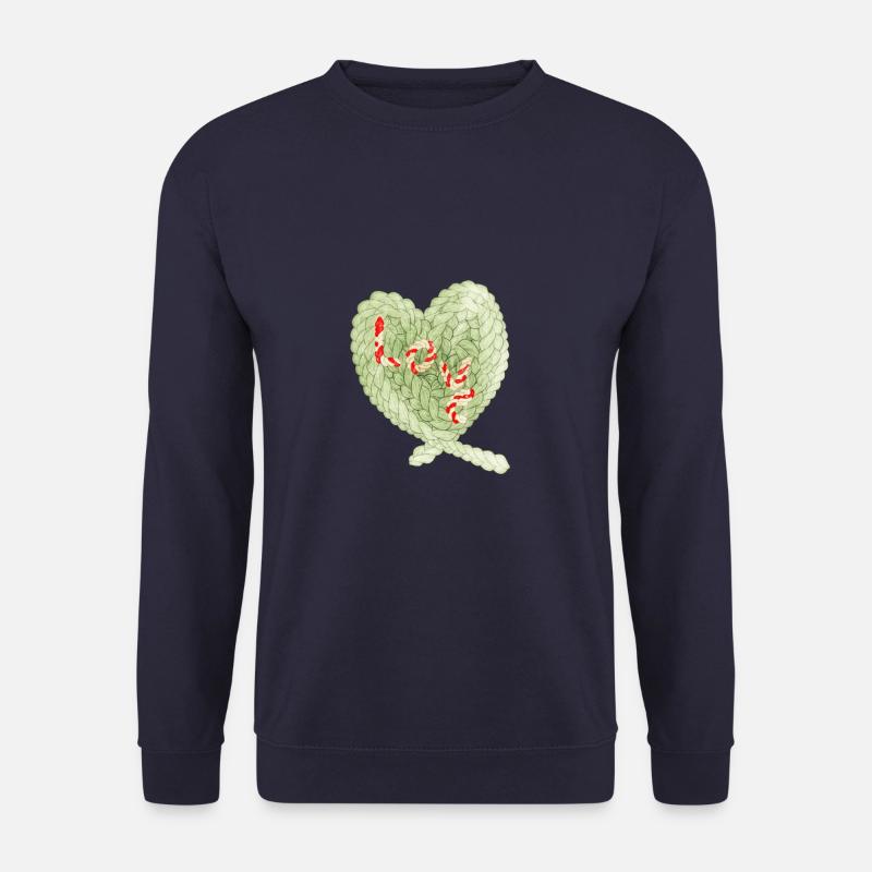 Herzform - Unisex Pullover - Navy