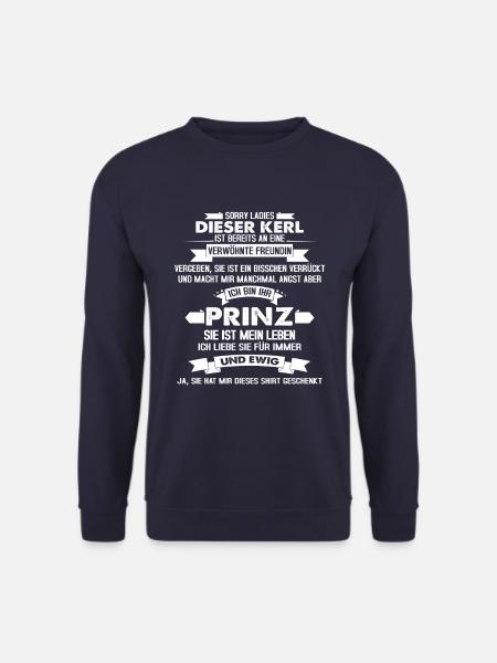 Freund Vergeben Spruch als Geschenk für Freund - Unisex Pullover - Navy
