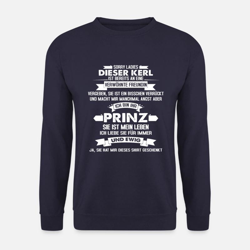 Freund Vergeben Spruch als Geschenk für Freund - Unisex Pullover - Navy