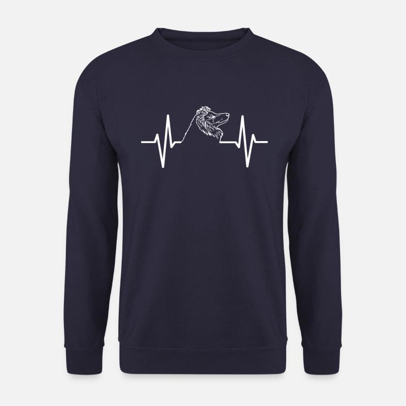 Sheltie Heartbeat Sheltie Herzschlag - Unisex Sweatshirt - navy