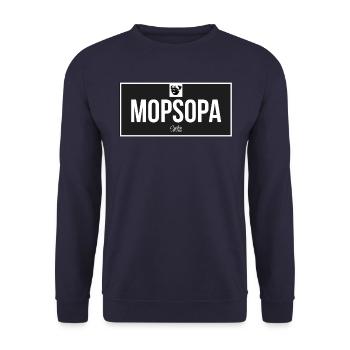 Mopsopa - Unisex Pullover - Navy - Vorne - Alina (178cm) & Michal (187cm)