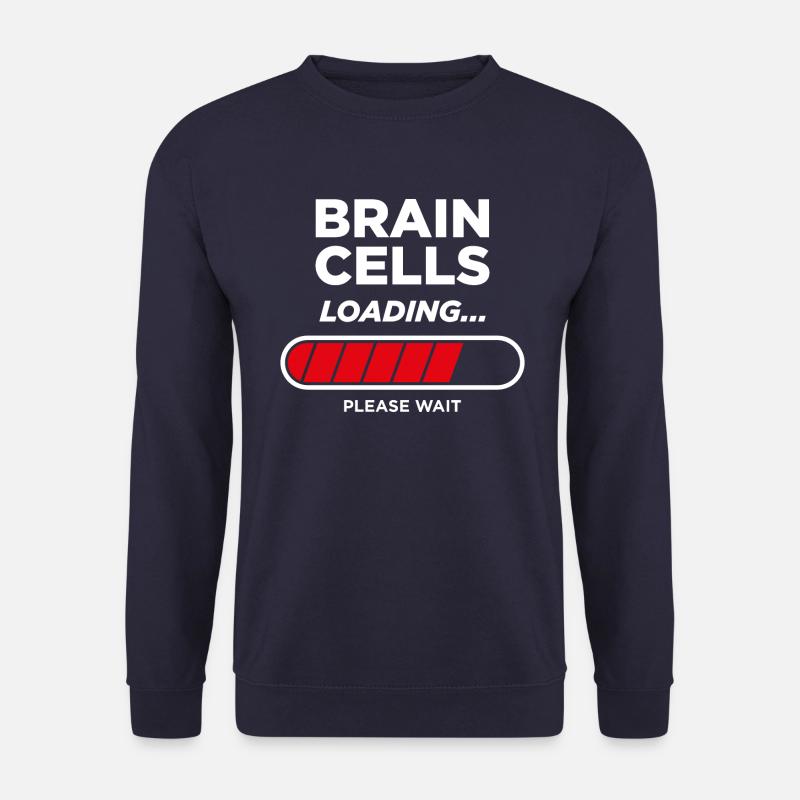 Belastung der Gehirnzellen - Unisex Pullover - Navy
