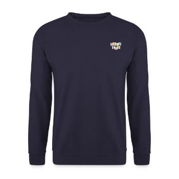 Tofu-Typ - Unisex Pullover - Navy - Vorne - Alina (178cm) & Michal (187cm)