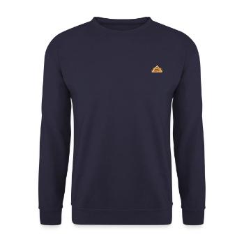 Döner klein - Unisex Pullover - Navy - Vorne - Alina (178cm) & Michal (187cm)