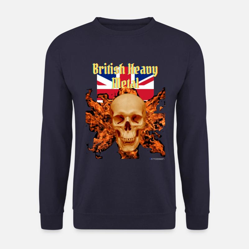Britischer Heavy Metal - Unisex Pullover - Navy