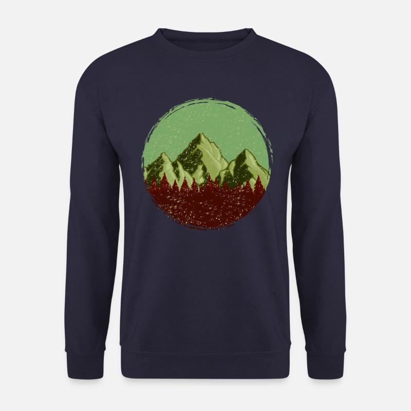Berge Wald Symbol - Unisex Pullover - Navy