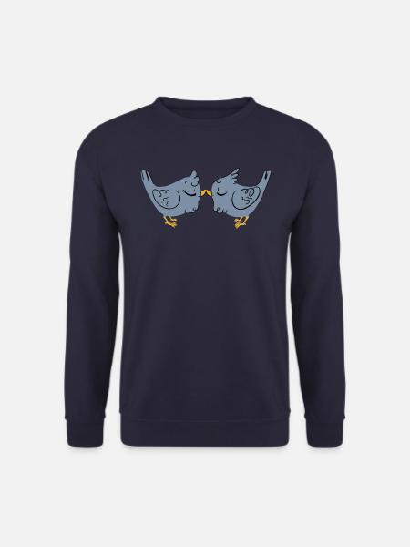 Lovebirds - Unisex Pullover - Navy