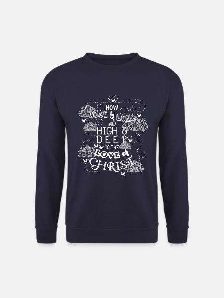 Faith & Christian Clothing - Unisex Sweatshirt - navy