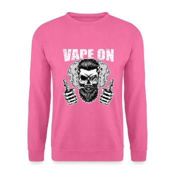 Vape on vaper - Unisex Sweatshirt - pink - Front