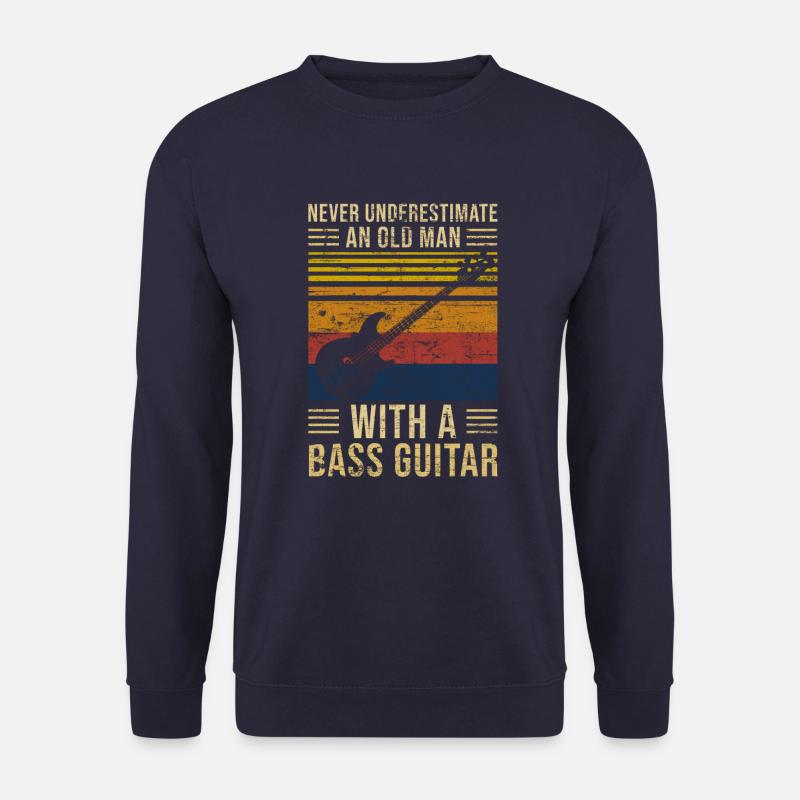 Basse sous-estimation Old Man - Sweat-shirt Unisexe - marine