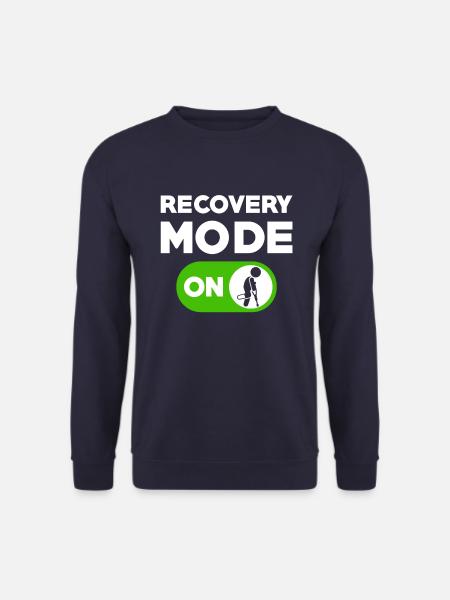 Recovery Mode On Injury Leg - Unisex Sweatshirt - navy