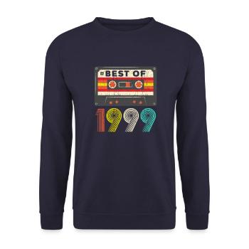 Best Of 1999 - Unisex Pullover - Navy - Vorne - Alina (178cm) & Michal (187cm)