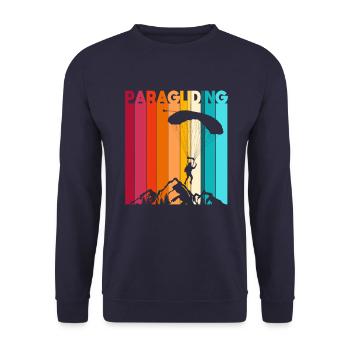 Paragliding - Unisex Pullover - Navy - Vorne - Alina (178cm) & Michal (187cm)