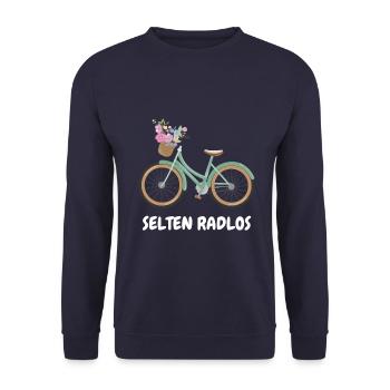 Selten Radlos - Unisex Pullover - Navy - Vorne - Alina (178cm) & Michal (187cm)