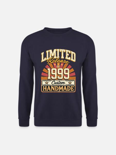 Limited 1999 Lustige Sprüche Geschenk Geburtstag - Unisex Pullover - Navy
