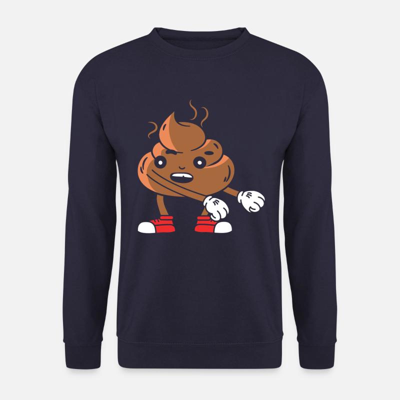 Lustiger Kackhaufen tanzt - Unisex Pullover - Navy