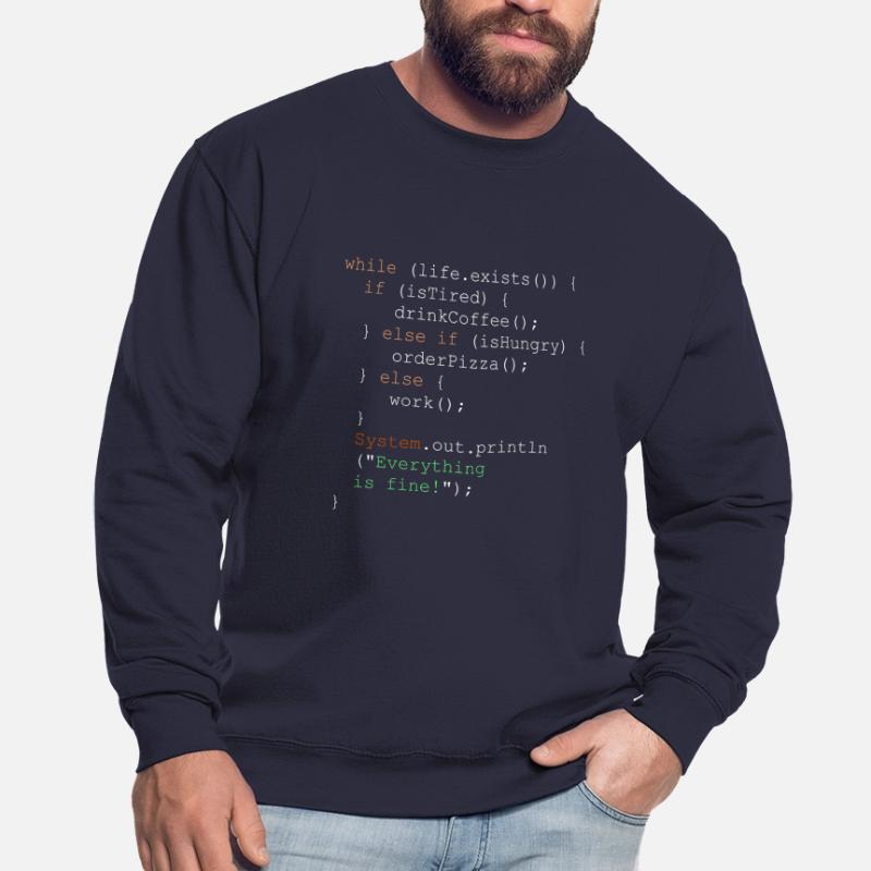 Programmierung, Programmierer und Programmcode Unisex Pullover