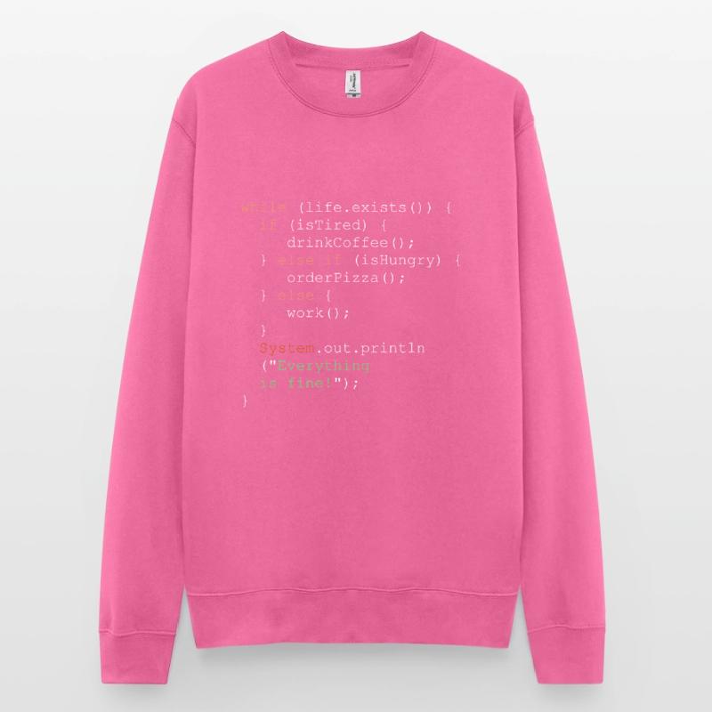 Programmation, programmeur et code de programme Sweat-shirt Unisexe