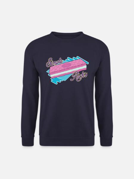 Rick And Morty Simple Rick's Keks Waffel - Unisex Pullover - Navy