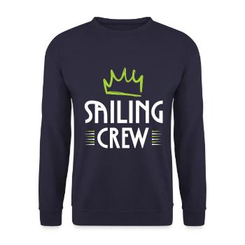 Équipage de navigation - Sweat-shirt Unisexe - marine - Devant - Alina (178cm) & Michal (187cm)