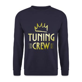 Équipe de réglage - Sweat-shirt Unisexe - marine - Devant - Alina (178cm) & Michal (187cm)